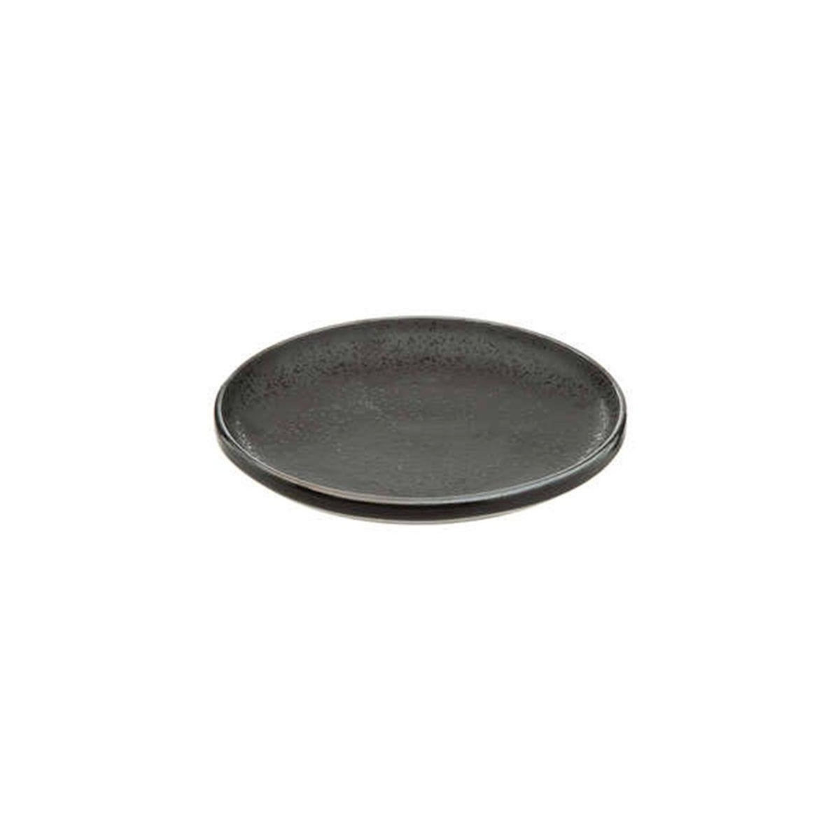 SECRET DE GOURMET Lot de 6 Assiettes à Dessert  Loft  17cm Noir