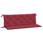 Voir la diapositive 2 : VIDAXL Coussins de banc de jardin lot de 2 rouge bordeaux tissu Oxford