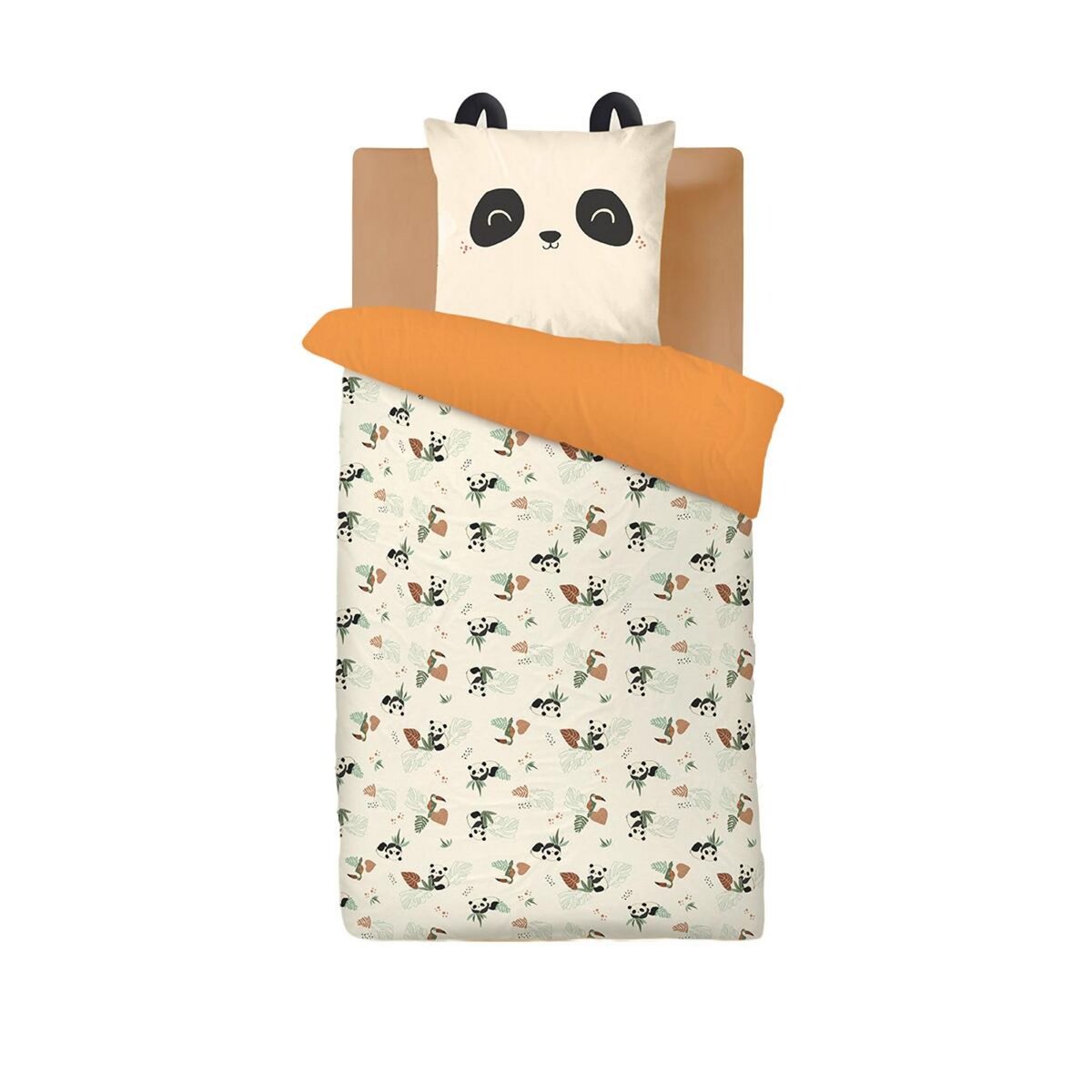 Petit Béguin Housse de couette enfant + taie d'oreiller Nael