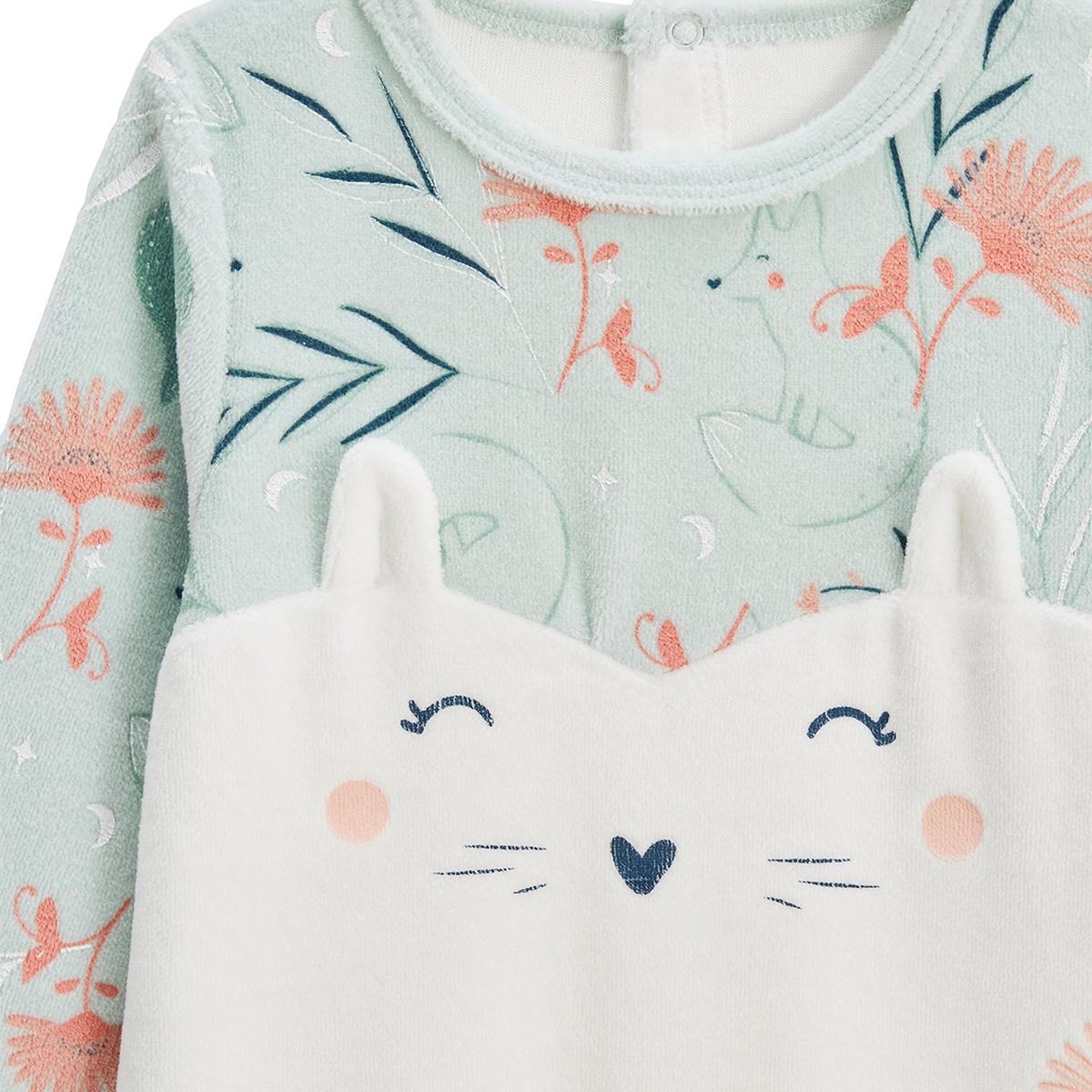 Voir la diapositive 3 : Petit Béguin Lot de 2 pyjamas bébé en velours Dina