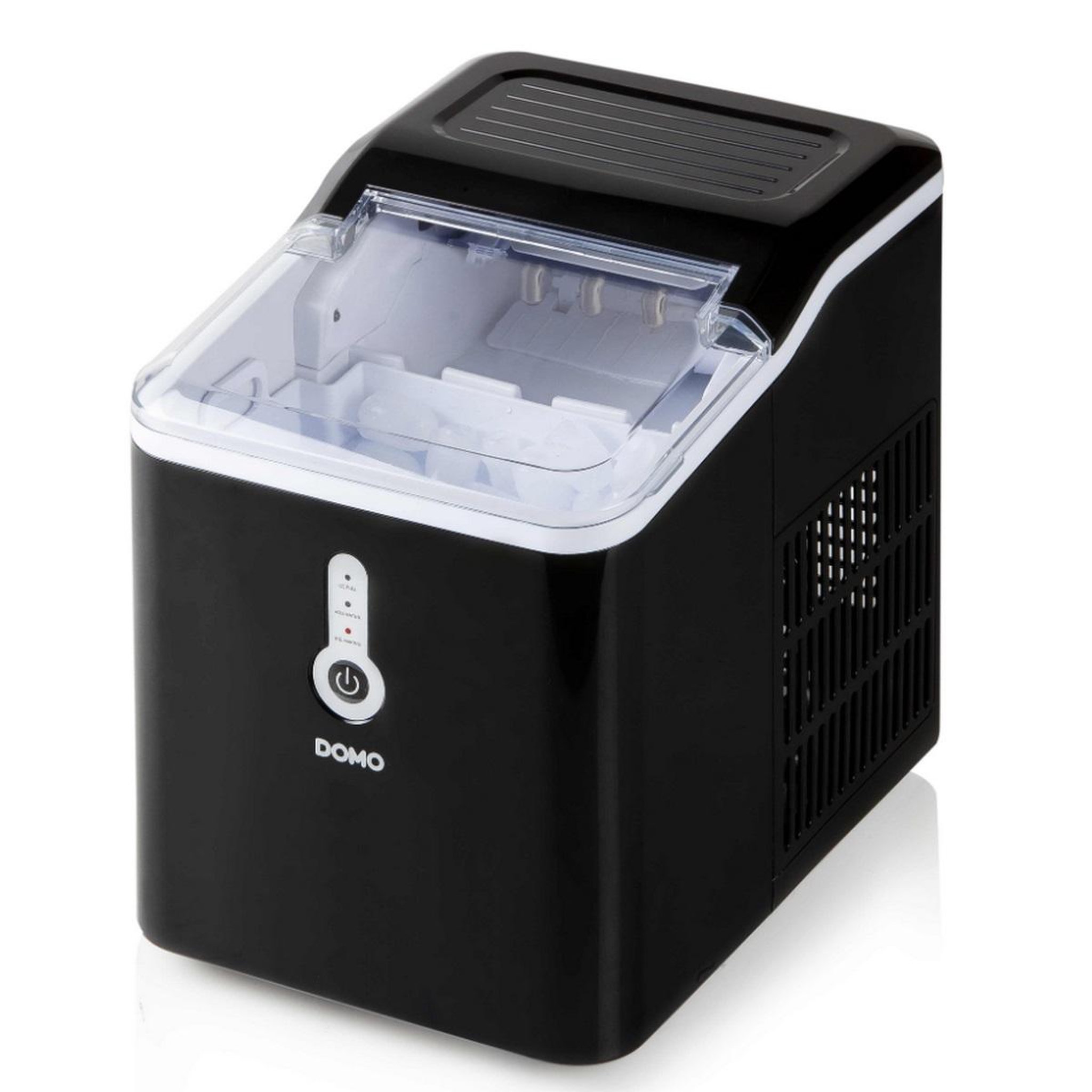 Voir la diapositive 2 : Domo Machine à glaçons 120w 12kg/24h noir - do9220ib