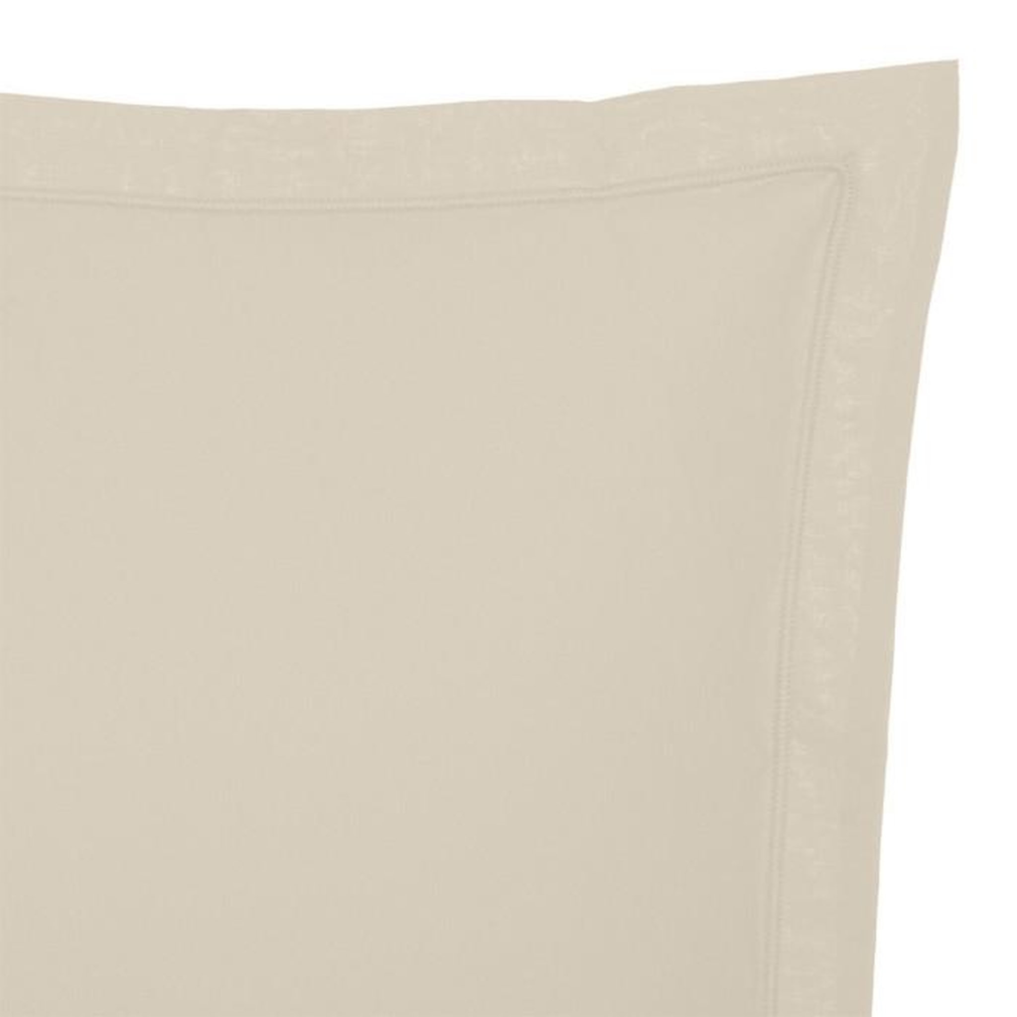 Voir la diapositive 2 : ATMOSPHERA Taie d'Oreiller  Percale  50x70cm Beige Lin