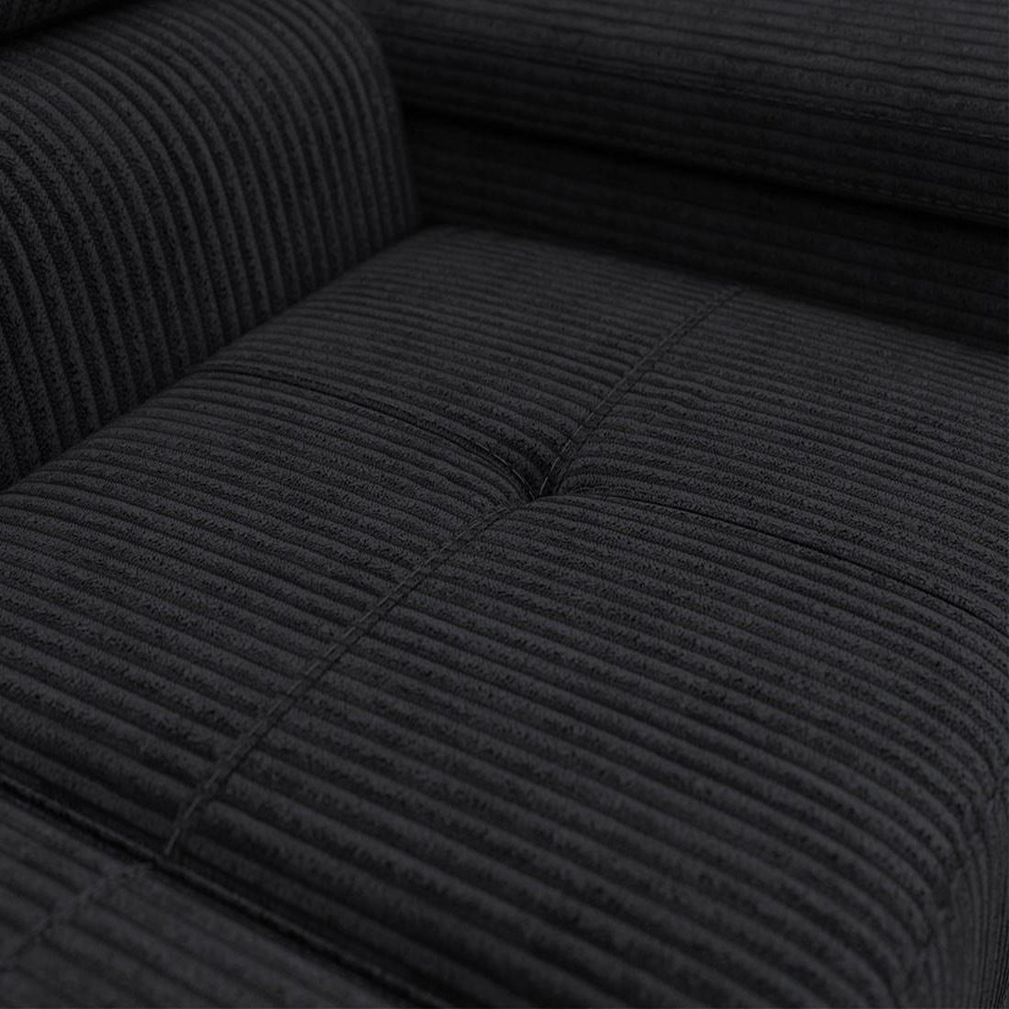 Voir la diapositive 4 : BEST MOBILIER Pablo - canapé droit 2 places avec têtières ajustables - en velours côtelé