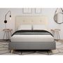 Voir la diapositive 4 : Tête de lit 165cm tissu FUSETA
