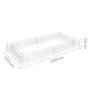 Voir la diapositive 6 : VIDAXL Lit sureleve a gabion Acier galvanise 200x100x20 cm