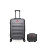 SWISS KOPPER SWISS KOPPER - LOT DE 2 - Valises weekend et vanity WIL. Coloris disponibles : Bleu, Rouge, Noir, Beige, Rose