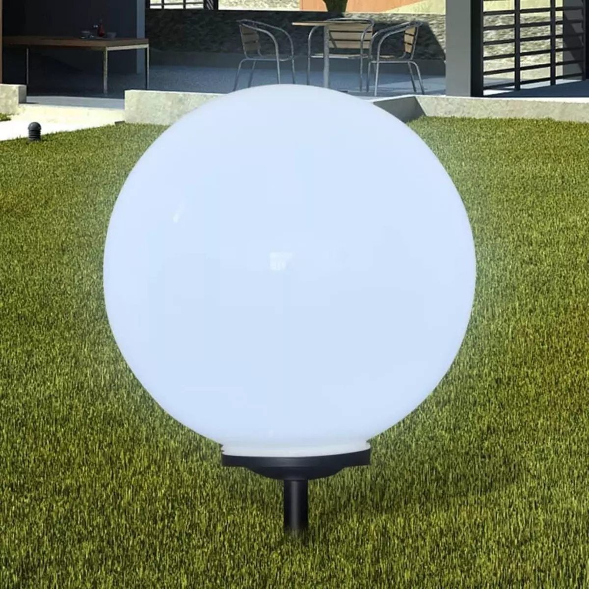 VIDAXL Lampe d'allee a LED 50 cm avec piquet de sol
