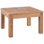 Voir la diapositive 1 : VIDAXL Table basse Bois de teck et finition naturelle 60x60x40 cm