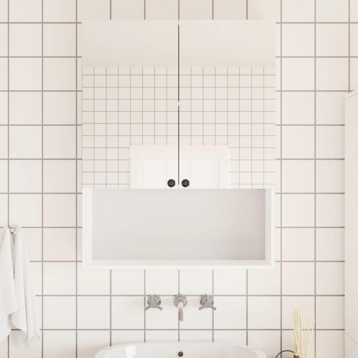 VIDAXL Films de miroir 2 pcs auto-adhesive 90x100 cm PET