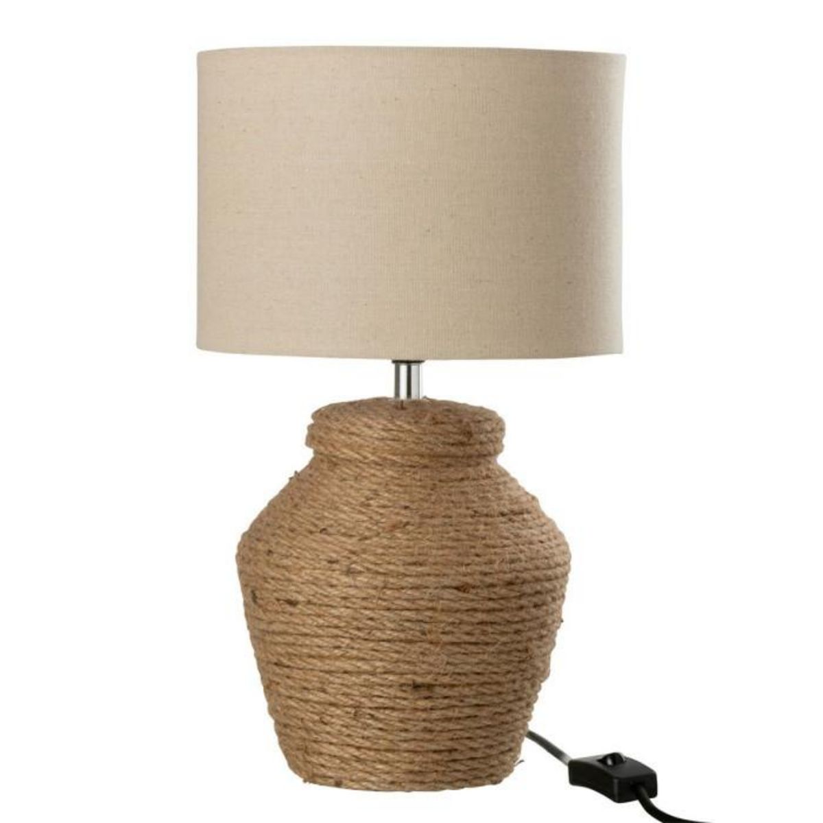 Paris Prix Lampe à Poser Corde  Méli  38cm Marron