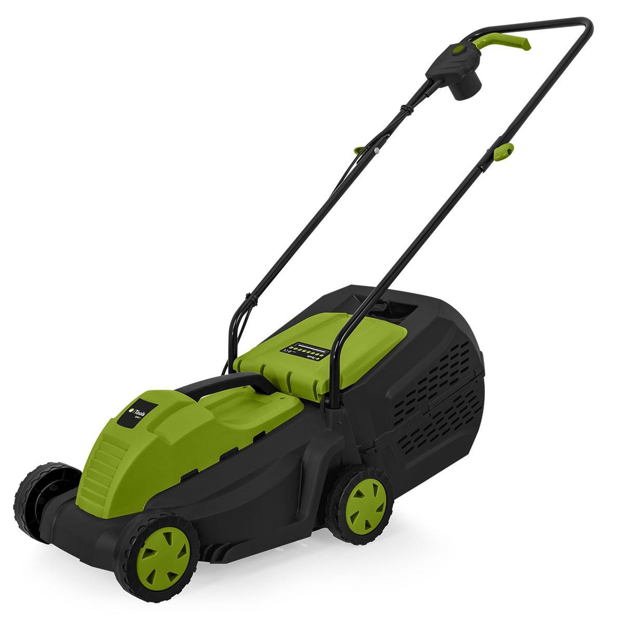 iTools Tondeuse a gazon électrique induction 1200w pelouses jusqu'à 300m2 larg 32cm bac 35l itools