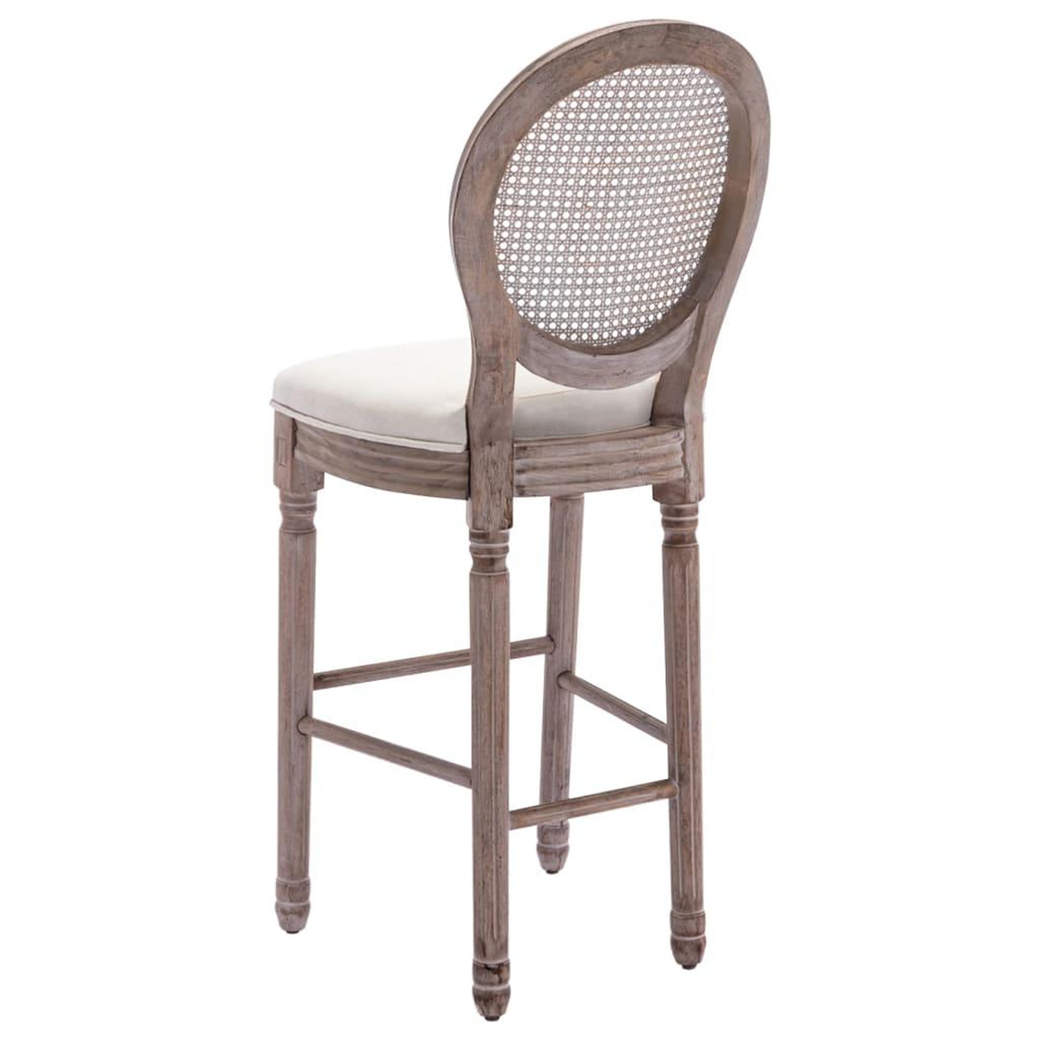 Voir la diapositive 5 : VIDAXL Tabourets de bar lot de 2 blanc lin