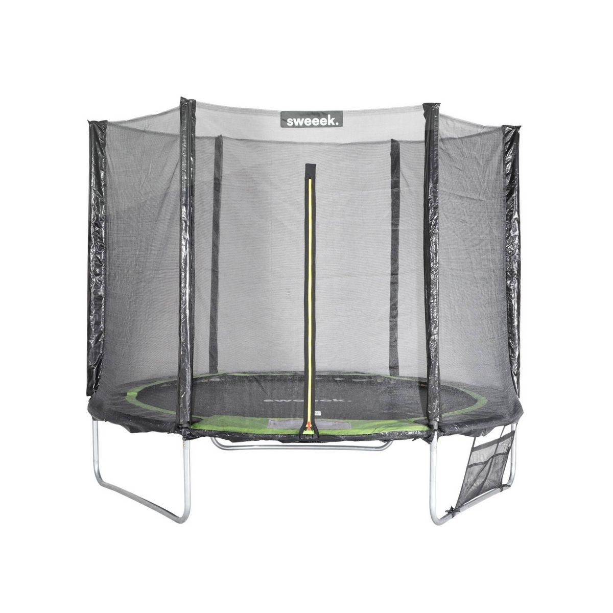 SWEEEK Trampoline 250 cm – Galaxie avec filet de protection, bâche, filet pour chaussures, kit d'ancrage