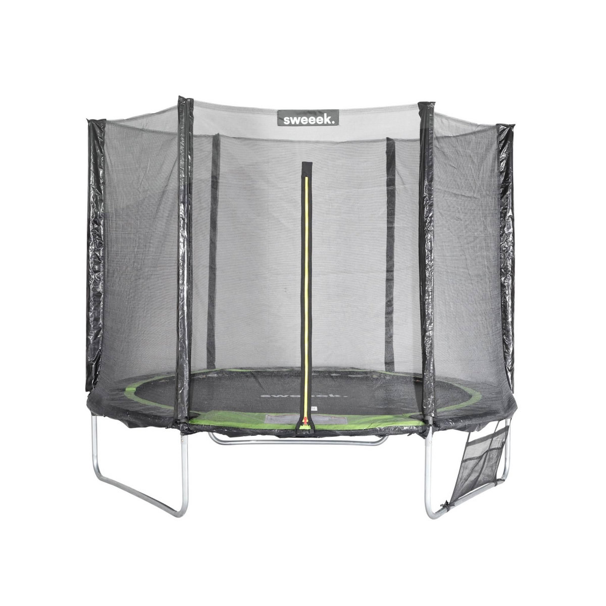 SWEEEK Trampoline 250 cm – Galaxie avec filet de protection, bâche, filet pour chaussures, kit d'ancrage