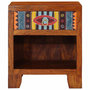 Voir la diapositive 2 : VIDAXL Table de chevet 40x35x45 cm bois d'acacia massif
