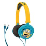 Lexibook Casque stéréo filaire pliable avec limitation de volume d'écoute Les Minions