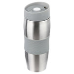 FIVE Mug Isolant  Inox & Silicone  0,35L Gris