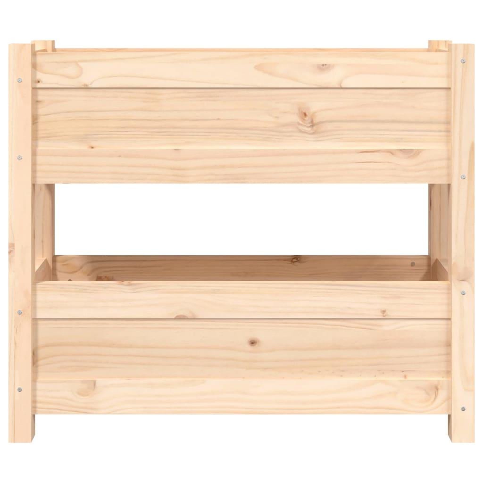 Voir la diapositive 5 : VIDAXL Jardiniere 77x25x66 cm Bois massif de pin