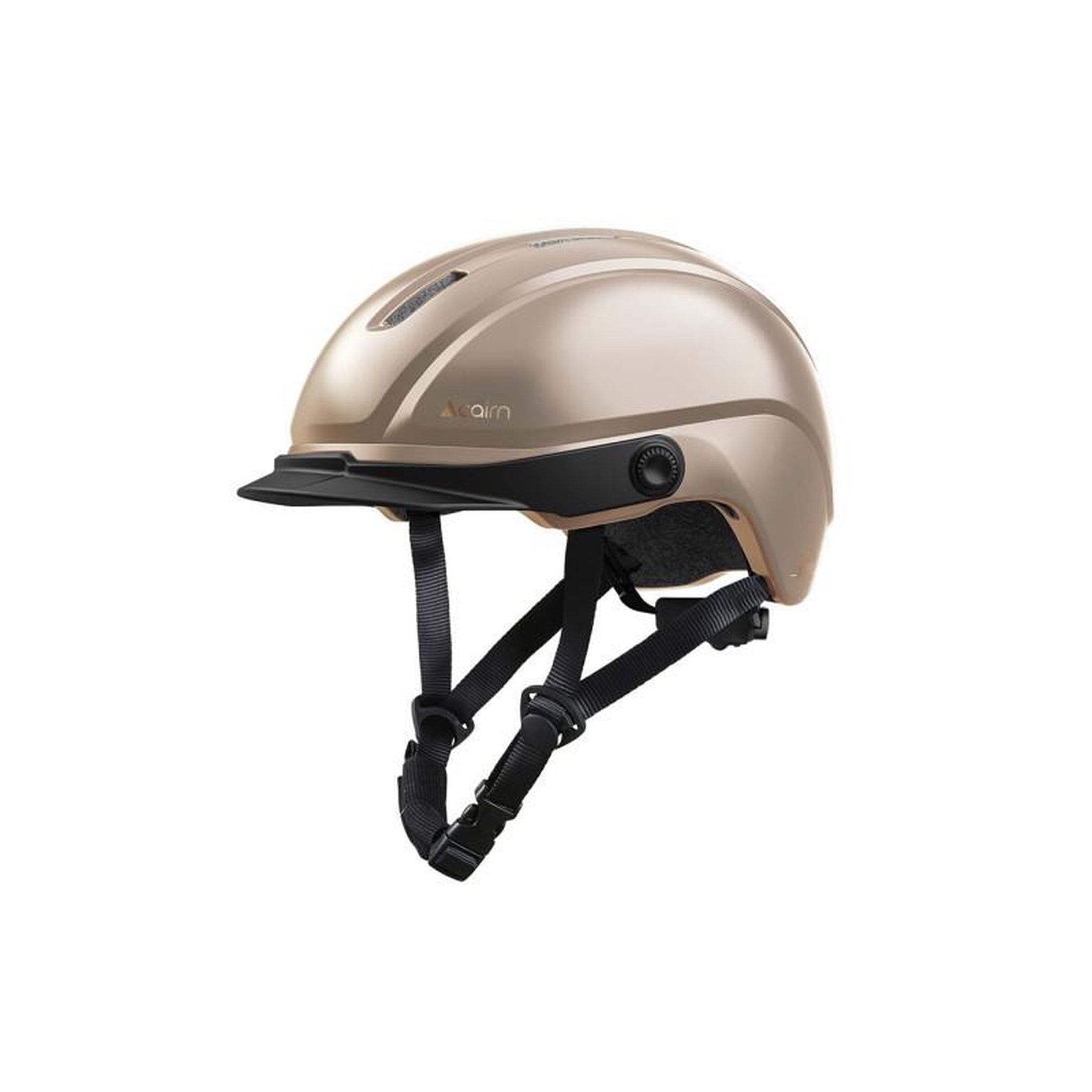 CAIRN Casque vélo Cairn Casque Urbain FUSE Mat Metallic Beige taille L