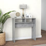 Voir la diapositive 3 : VIDAXL Table console gris beton 78x30x80 cm bois d'ingenierie