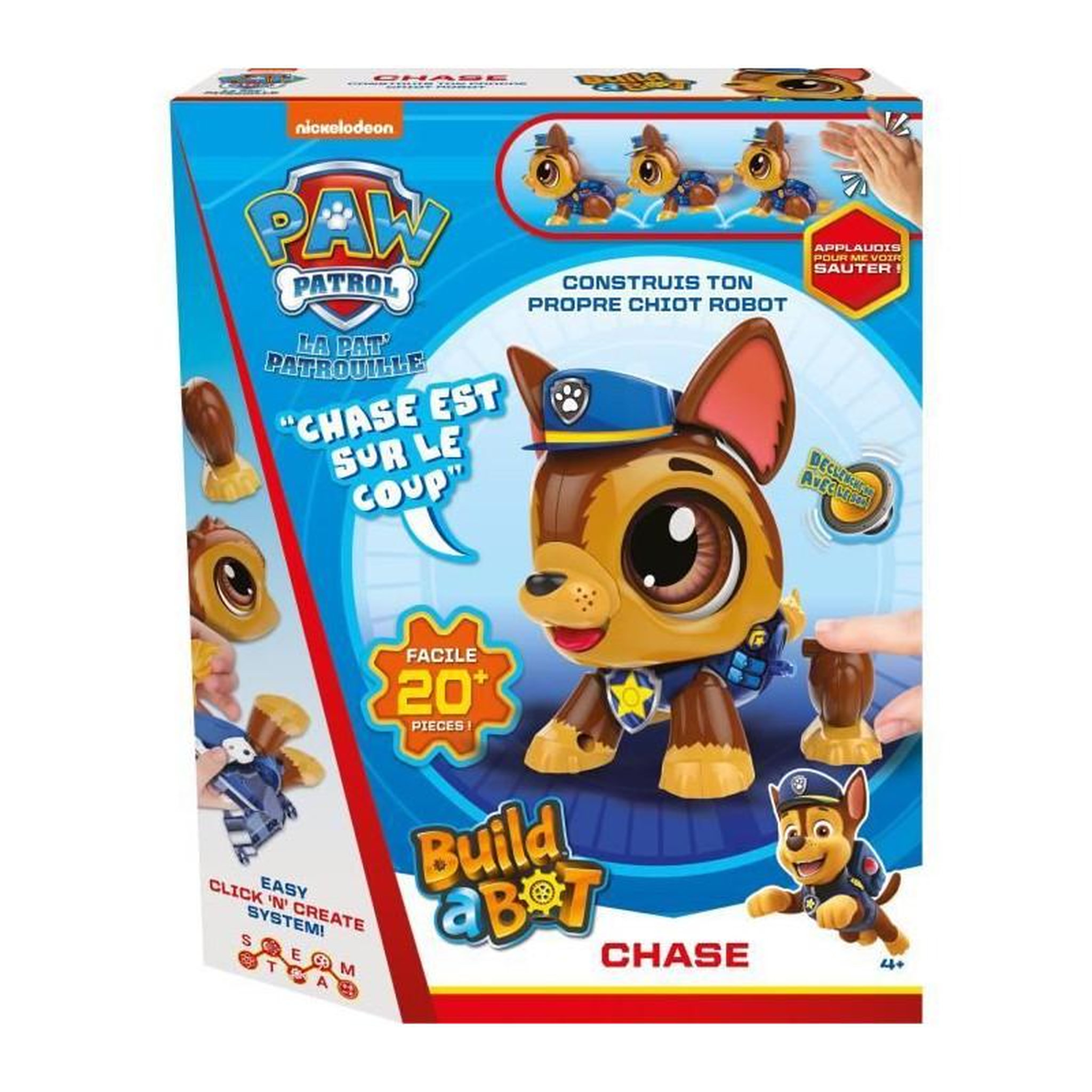 Voir la diapositive 4 : GOLIATH Construire Chase la Pat Patrouille - Build a bot