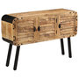 Voir la diapositive 2 : VIDAXL Buffet Bois de manguier massif 120x30x76 cm