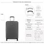 Voir la diapositive 2 : Delsey Valise rigide Segur 2.0 TSA polycarbonate 69.5cm
