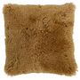 Voir la diapositive 1 : Paris Prix Coussin Déco  Peau de Mouton  40x40cm Ocre