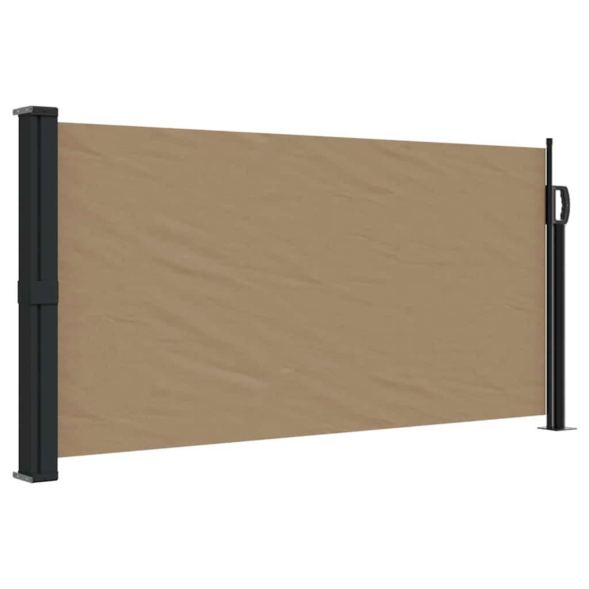 Voir la diapositive 2 : VIDAXL Auvent lateral retractable taupe 100x300 cm