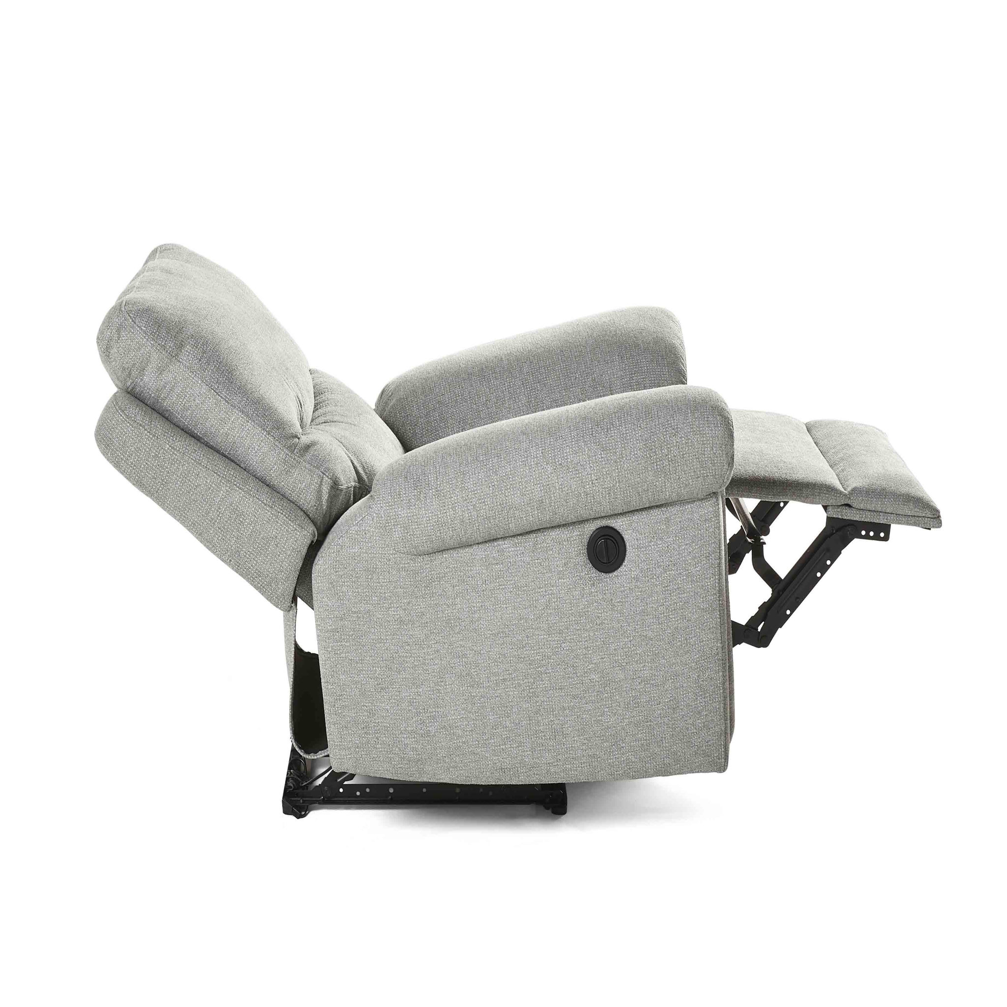 Voir la diapositive 4 : BEST MOBILIER Jasmin - fauteuil relax électrique - en tissu
