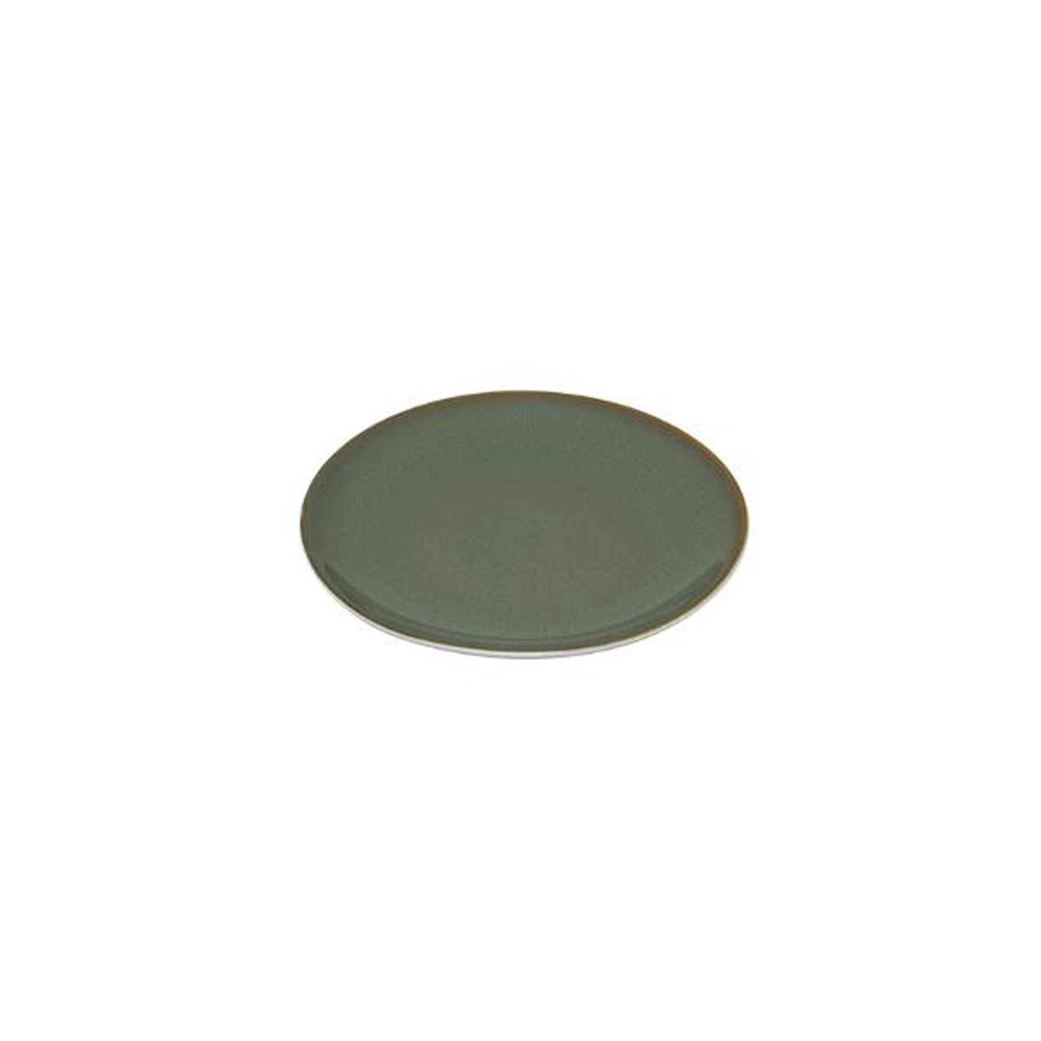 Voir la diapositive 2 : SECRET DE GOURMET Lot de 6 assiettes à dessert  moody  19cm vert