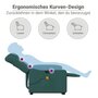 Voir la diapositive 6 : VIDAXL Fauteuil inclinable de massage electrique Vert fonce Tissu