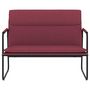 Voir la diapositive 3 : VIDAXL Banc Rouge bordeaux 100x64x80 cm Tissu