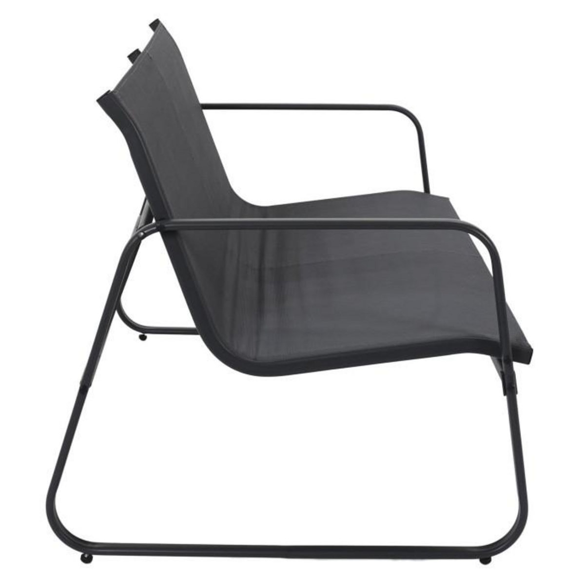 Paris Prix Salon de Jardin 4 Places  Samoa  112cm Gris