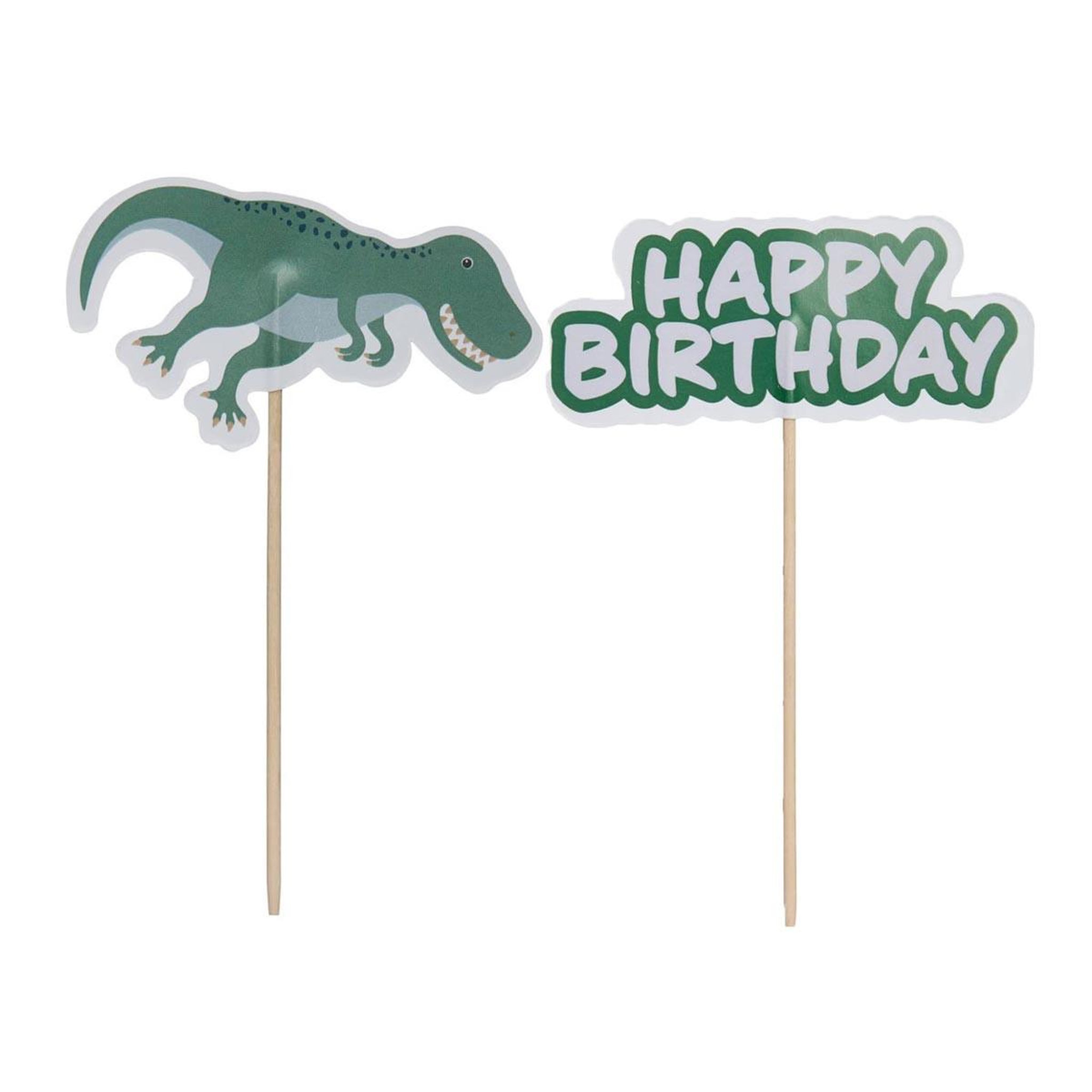Voir la diapositive 3 : FIVE Lot de 10 piques décoratifs  dinosaure  15cm multicolore