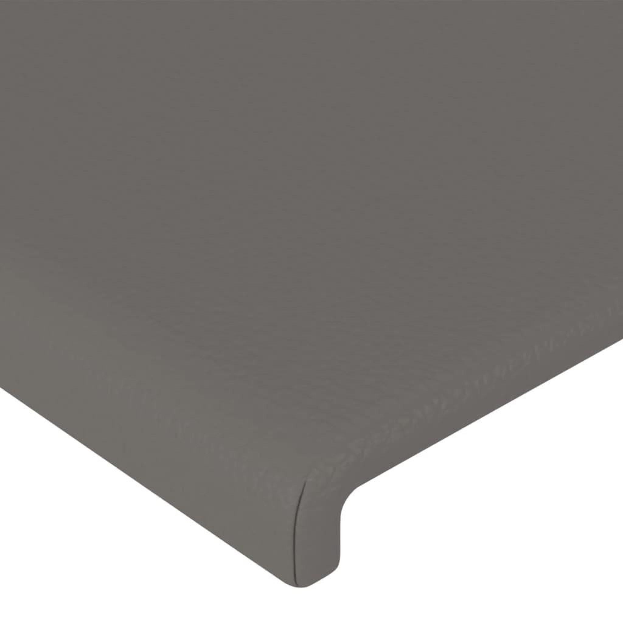 Voir la diapositive 5 : VIDAXL Tete de lit a LED Gris 90x5x78/88 cm Similicuir