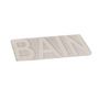 Voir la diapositive 2 : Paris Prix Tapis de Bain Microfibre  Relief  45x75cm Taupe
