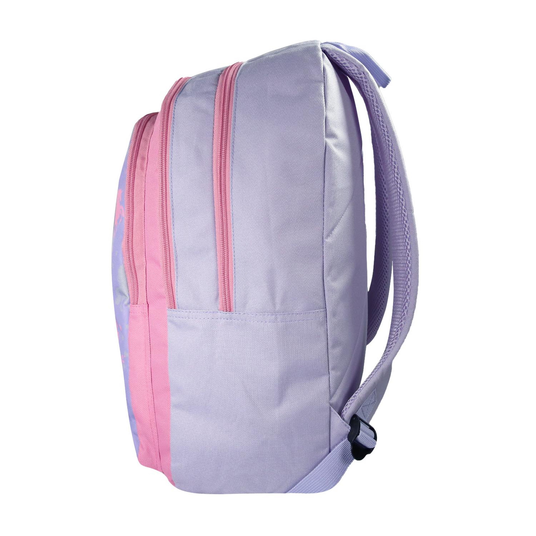 Voir la diapositive 3 : Bagtrotter Cybel - Sac à dos 2 compartiments Violet - Rose - Bagtrotter