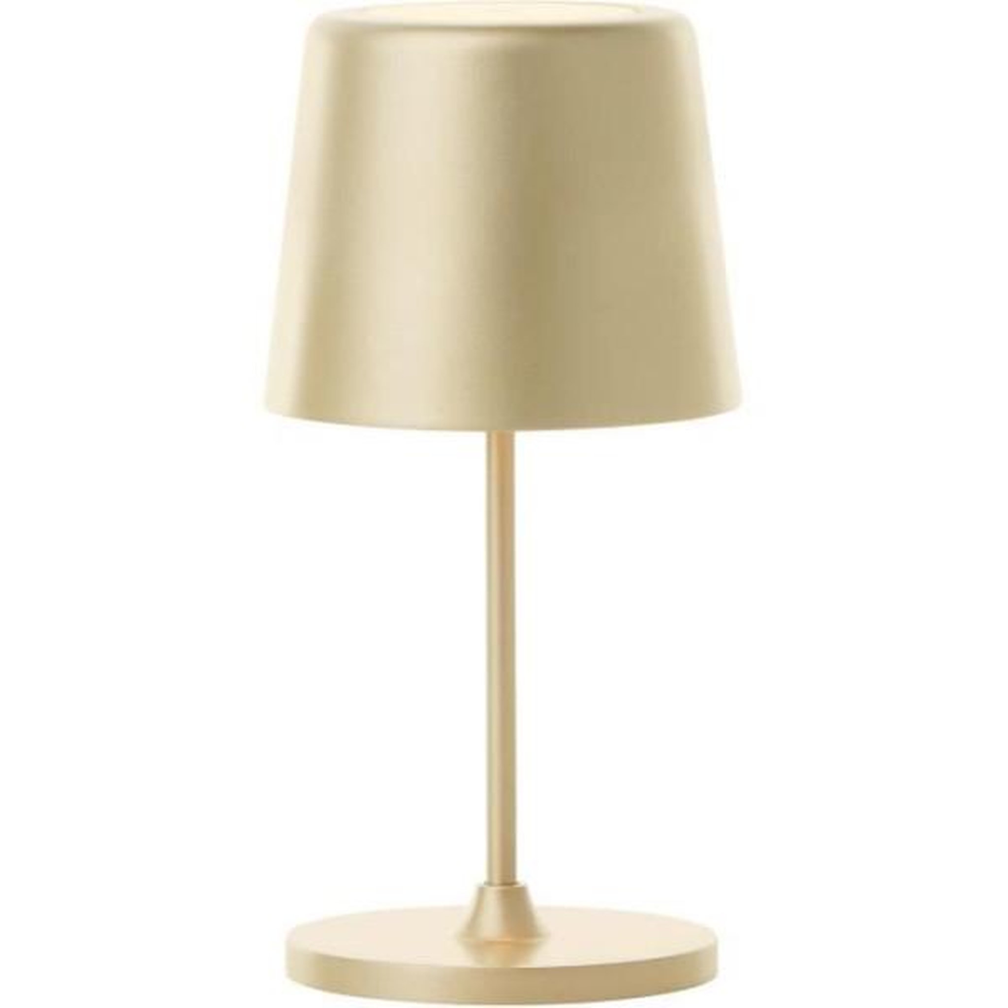 Voir la diapositive 3 : BRILLIANT Lampe a poser d'extérieur - BRILLIANT - KAAMI - Rechargeable - Or mat - LED - 2W - 310lm - 3000K - DIM - USB - 3-Step DIM - IP5
