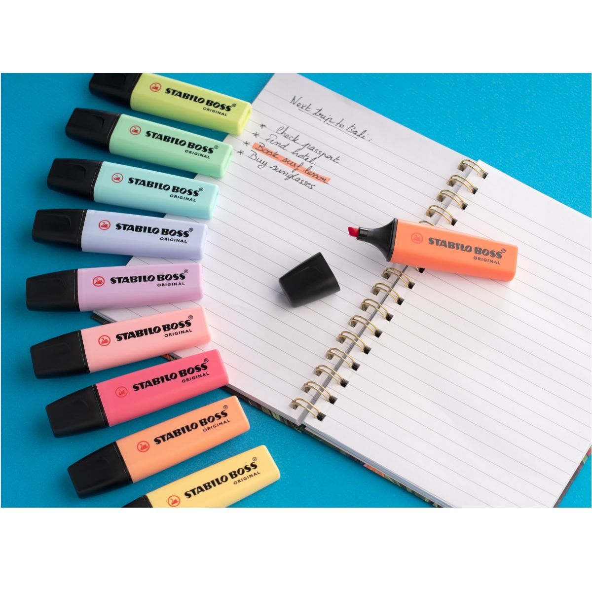 STABILO Lot de 3 surligneurs BOSS ORIGINAL