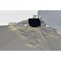 Voir la diapositive 4 : Parasol déporté 3x3m aluminium à bandeau LED ecru CAPEO