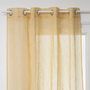 Voir la diapositive 1 : ATMOSPHERA Rideau Voilage  Fred  140x240cm Ocre