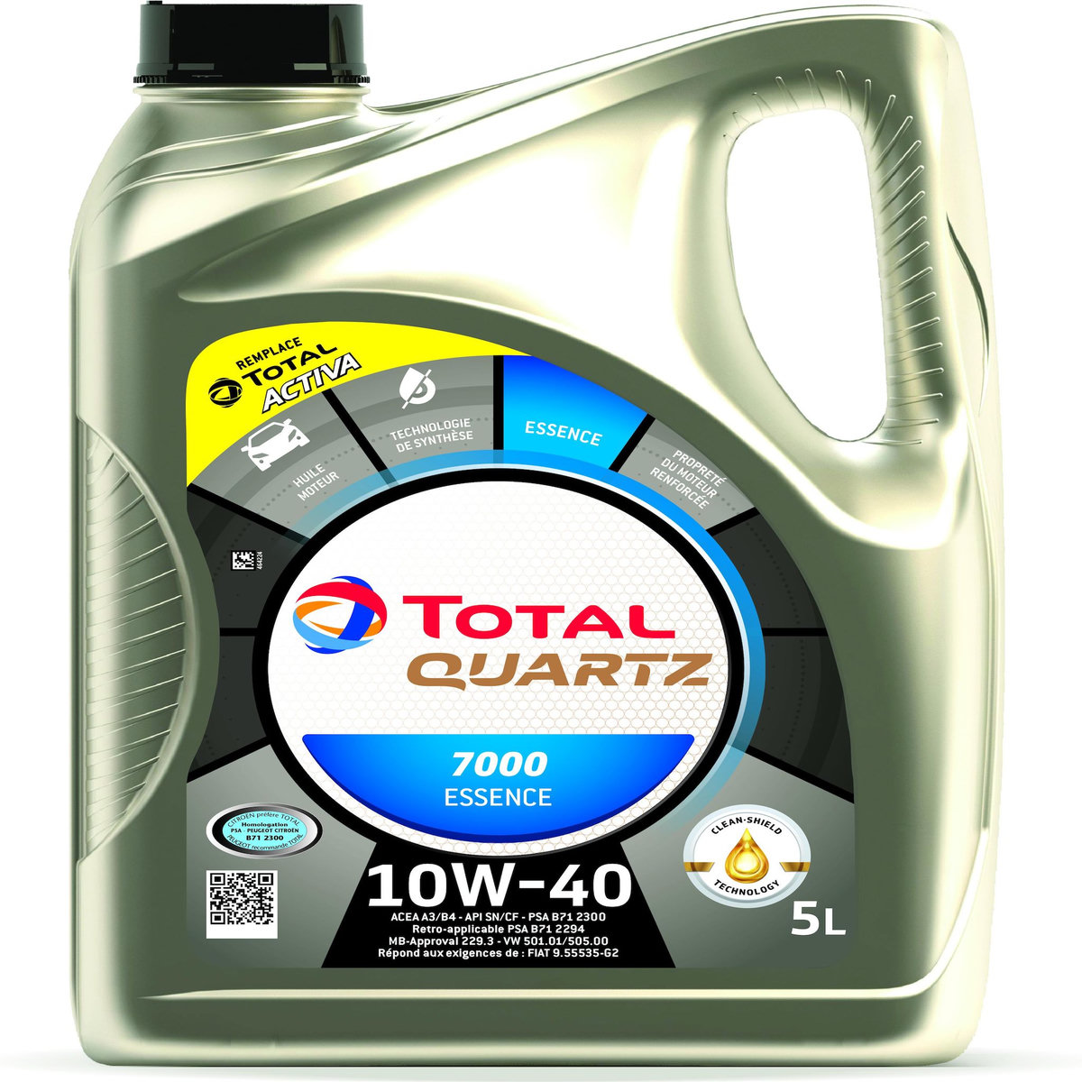 TotalEnergies Huile moteur Quartz 7000 10W-40 essence