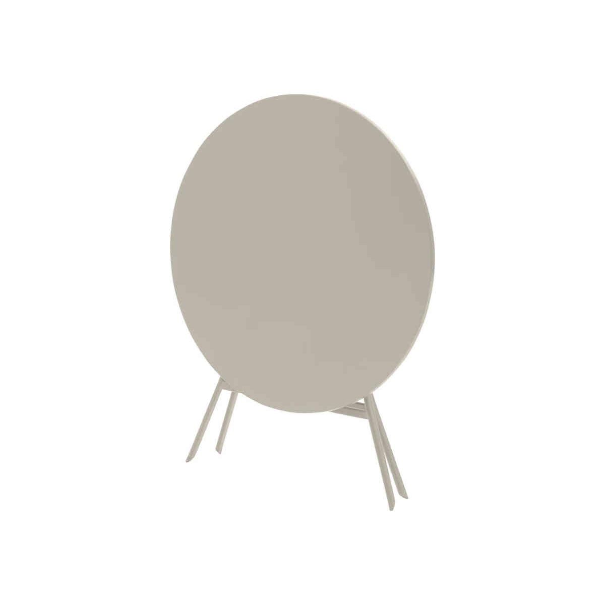 HESPERIDE Table de jardin pliante ronde 4 places GREENSBORO