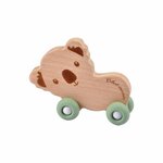 Paris Prix Jouet d'Éveil Bébé  Koala avec Roulettes  12cm Vert