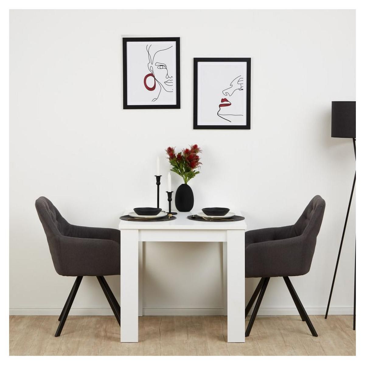 HomeStyle4U Chaise de salle à manger Lot 2 chaises Egg