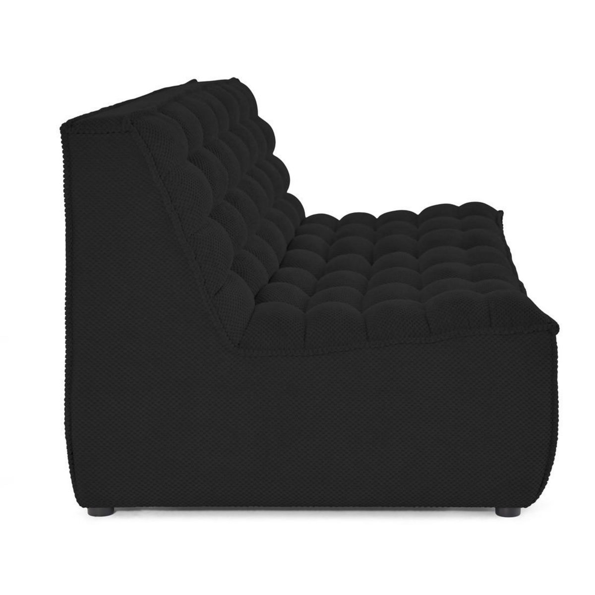 LISA DESIGN Ellie - canapé 3 places en velours texturé