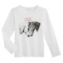 IN EXTENSO Tee-shirt manches longues imprimé chevaux fille