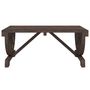 Voir la diapositive 4 : VIDAXL Table basse de jardin 90x50x40 cm bois de sapin massif