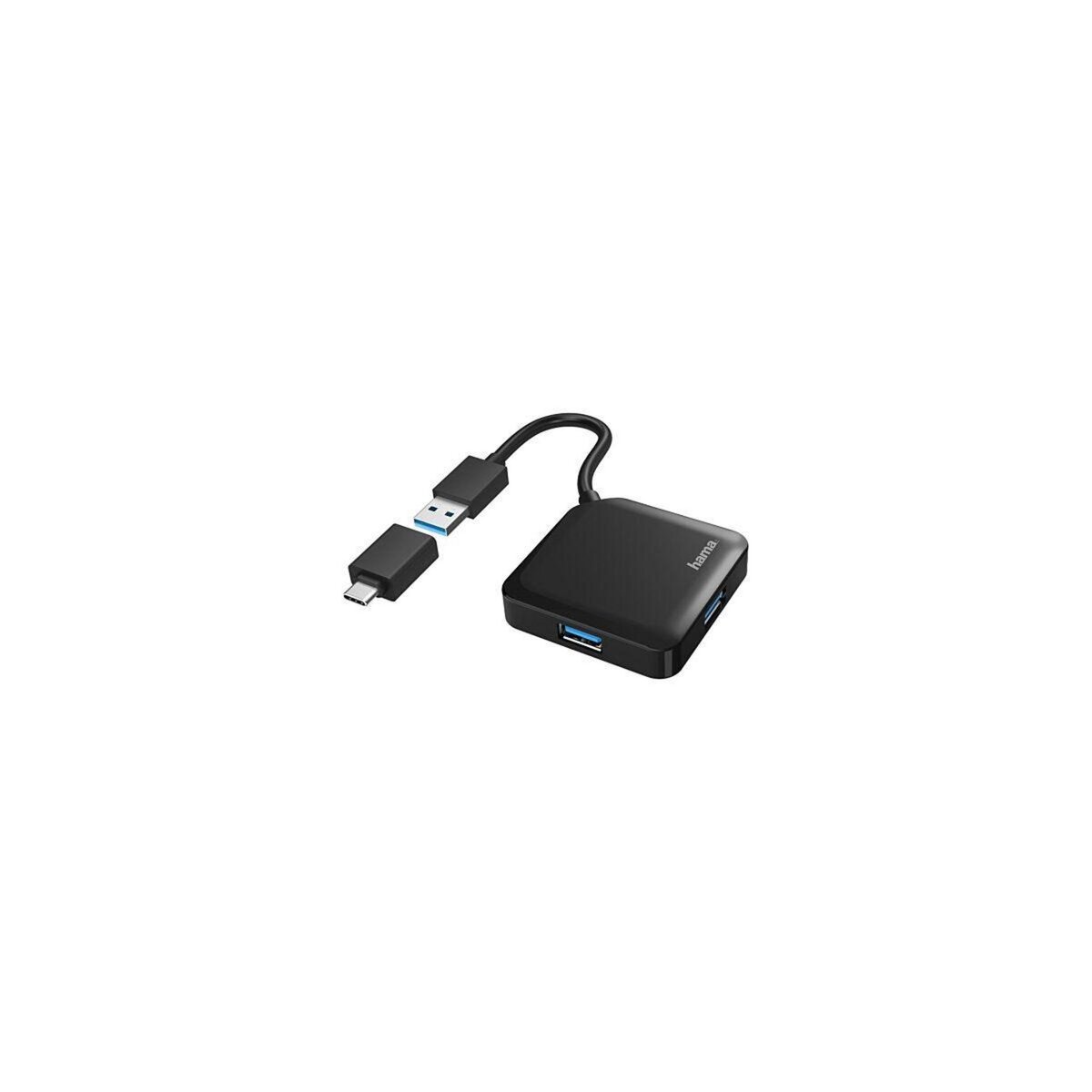 Hama HUB 4 ports USB-A 3.2 + ADAPT USB-C NR